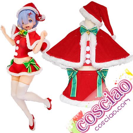 リゼロ レム コスプレ衣装 クリスマス サンタ服 かわいい 普段使い Re:ゼロから始める異世界生活 仮装衣装