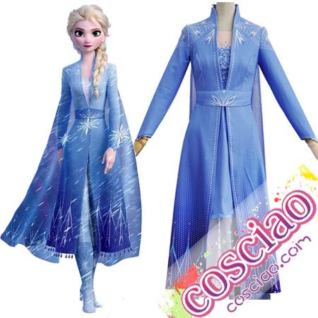 アナと雪の女王 エルサ ドレス 新品 - コスプレ