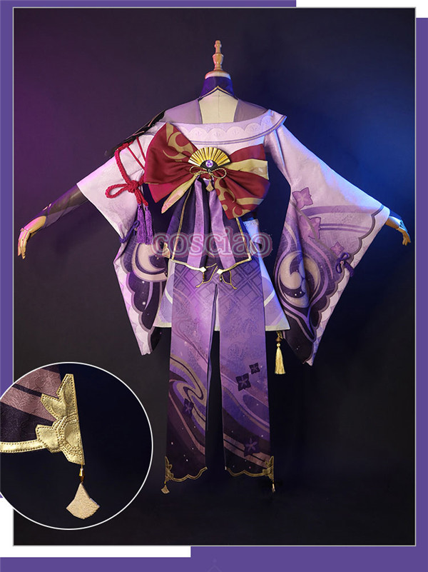 原神 雷電将軍 コスチューム服 高品質