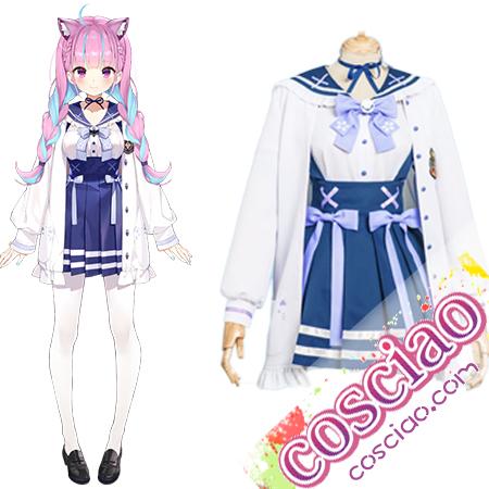 ホロライブ hololive 湊あくあ コスプレ衣装 新衣装 バーチャルYouTuber VTuber セーラー服 通贩